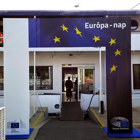 Rendezvény színpadháttér Európa nap (5 / 4)